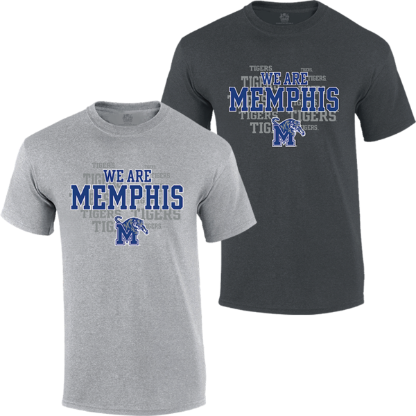 Nike Men's Memphis Tigers GreyGrey Dri-FIT Velocity Football Team Issue  T-Shirt