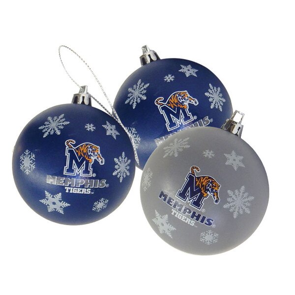 Memphis Tigers Christmas Ball Ornaments Set | Tiger Bookstore