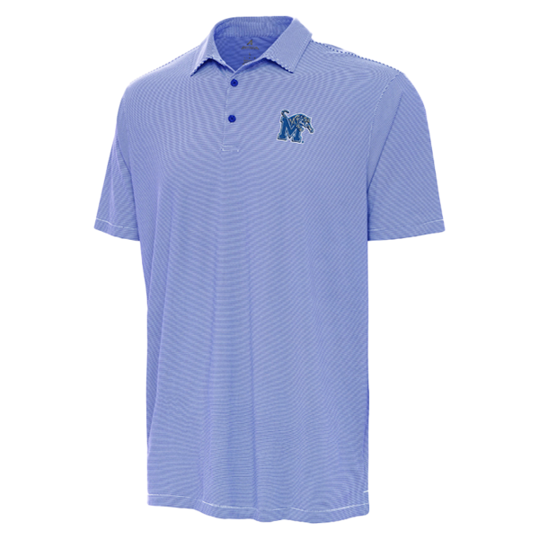 Memphis Tigers Twine Mini Stripe Polo