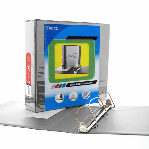 2" Grey View Binder Tiger Bookstore